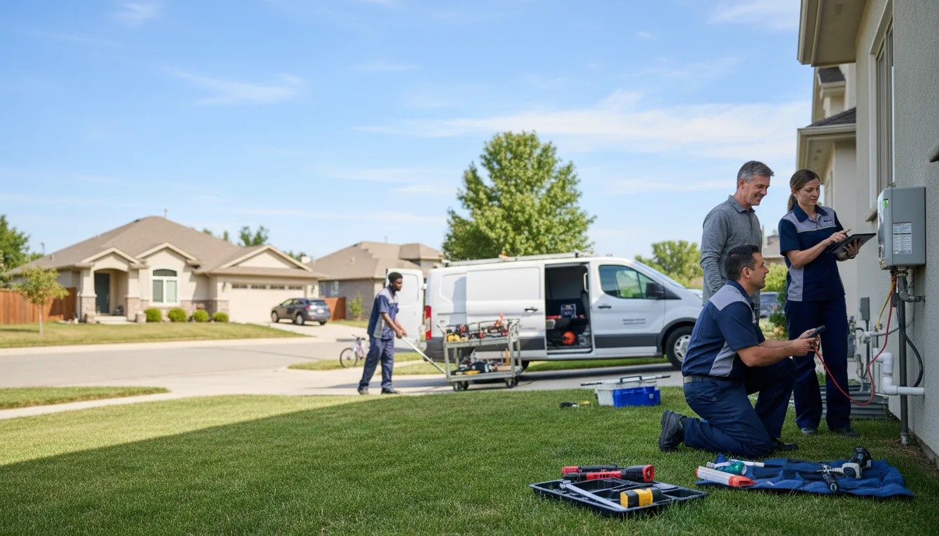 Tankless water heater service in Encino, NM